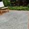World Rug Gallery Contemporary Flowers Weather Resistant Indoor/Outdoor Area Rug 5' x 7' Green 4026GREEN5X7 - alternate 1